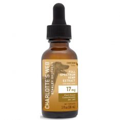Charlotte's Web - CBD Oil Tincture for Dogs - 17mg CBD per mL - Chicken Flavor